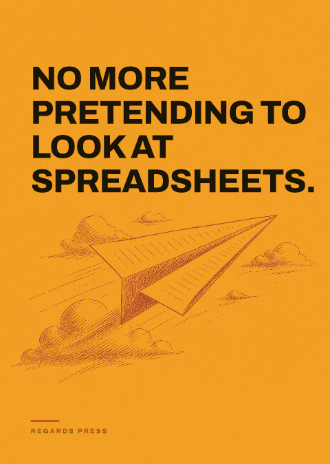 No more pretending to look at spreadsheets.