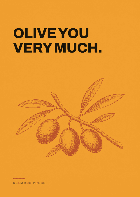 Olive you very much.