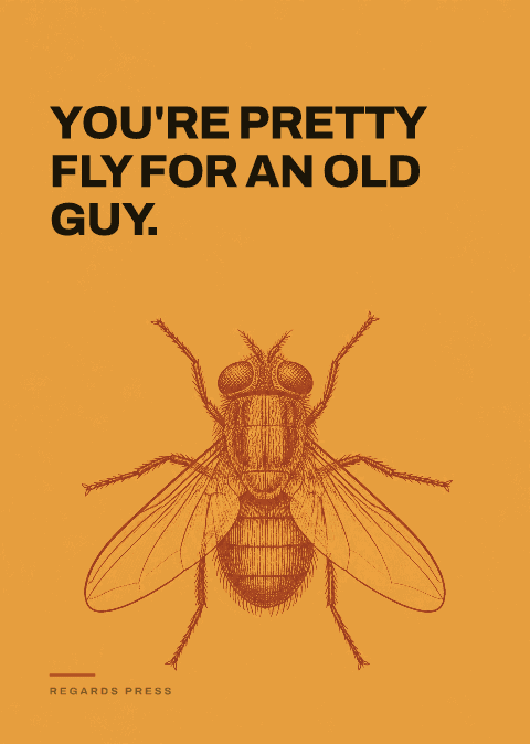 You're pretty fly for an old guy.