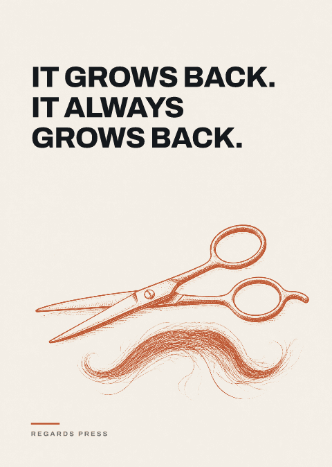 It grows back. It always grows back.
