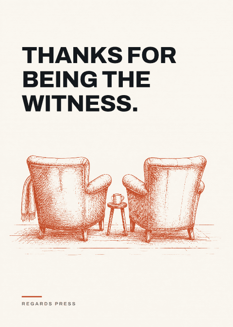 Thanks for being the witness.