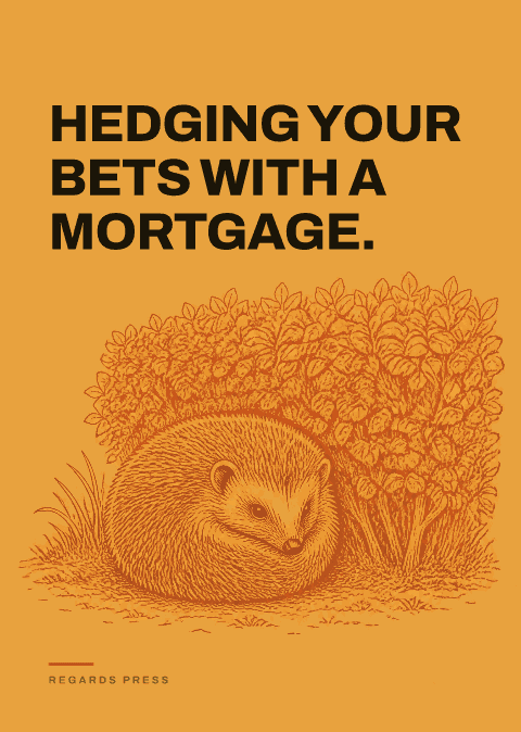 Hedging your bets with a mortgage.
